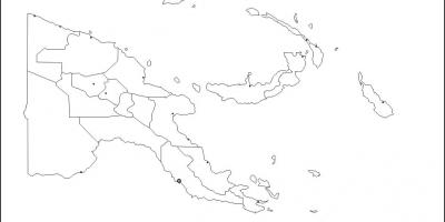 Карта Папуа Нова Гвинеја карта скице