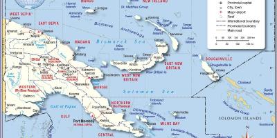 Карта тари Папуа Нова Гвинеја 